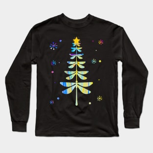 Dragonfly Christmas Tree Long Sleeve T-Shirt